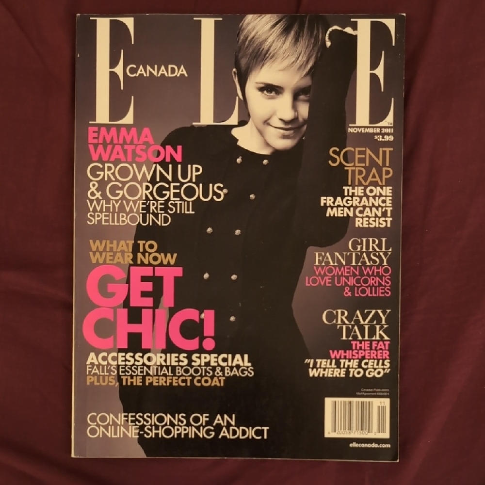 Elle Canada Magazine - Emma Watson Cover